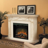 Очаг Multifire с порталом Draped Alabaster